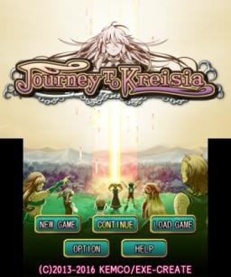 Journey to Kreisia Title Screen